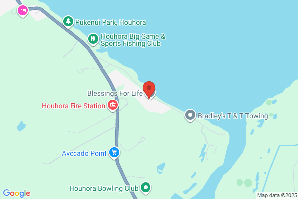 Map for Blessings For Life Houhora