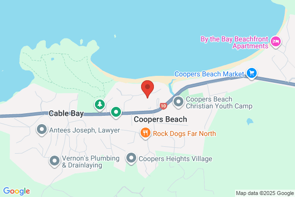 Map for Busy Bees Coopers Beach