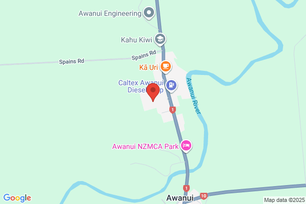 Map for Awanui Playcentre