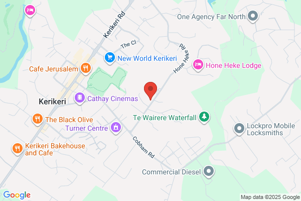 Map for Kerikeri Kindergarten