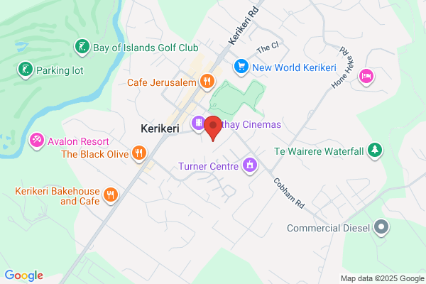 Map for Montessori Children's House Kerikeri