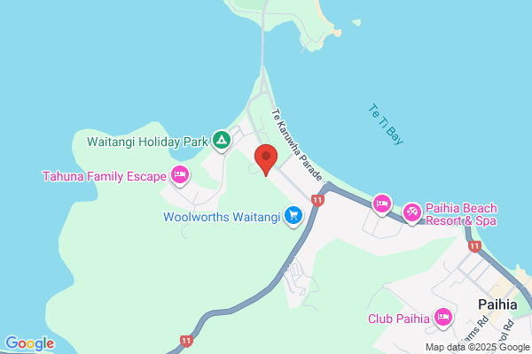 Map for Waitangi Kindergarten