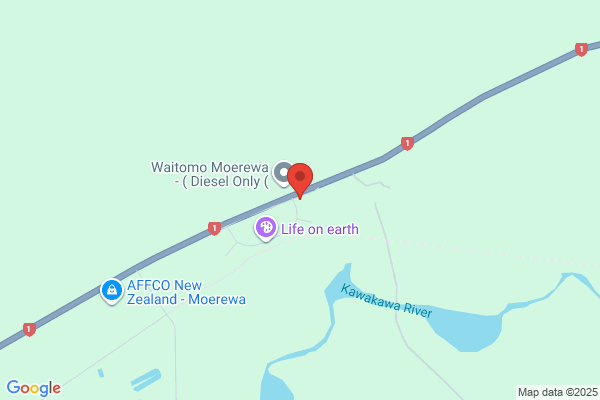 Map for Te Kōhanga Reo o Moerewa