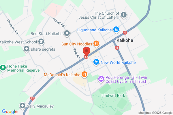 Map for Te Puna Reo o Manga Tangaroa