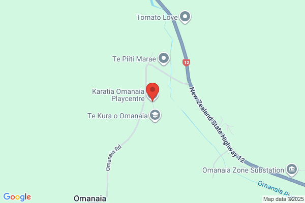 Map for Karatia Bilingual Playcentre