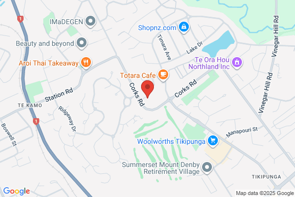 Map for Totara Grove Playcentre