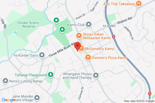 Map for Kamo Childcare Centre Ltd 1