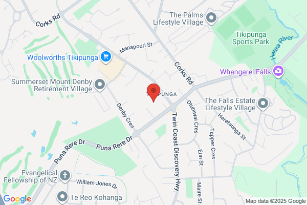 Map for Tikipunga Free Kindergarten