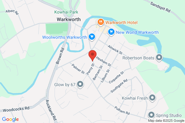 Map for Warkworth Playcentre