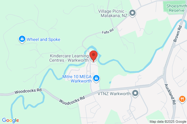 Map for Kindercare Learning Centres - Warkworth