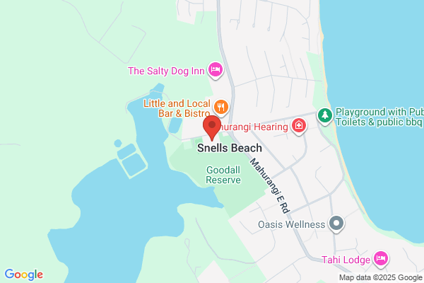 Map for Snells Beach Kindergarten