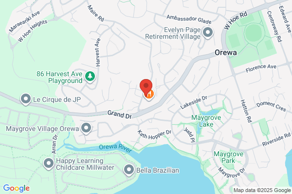 Map for Aspirations Early Learning Centre Orewa