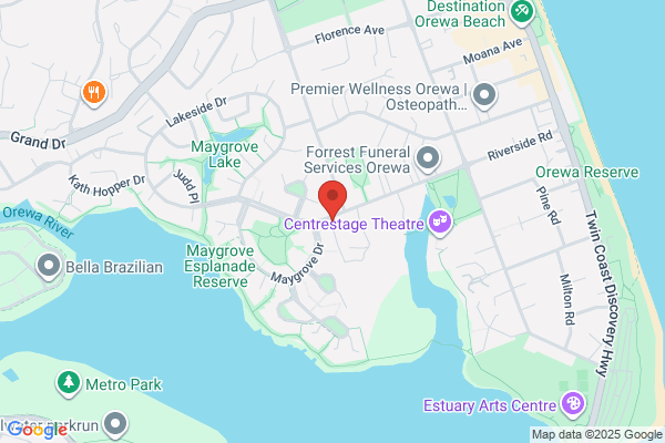 Map for Orewa Beach Kindergarten