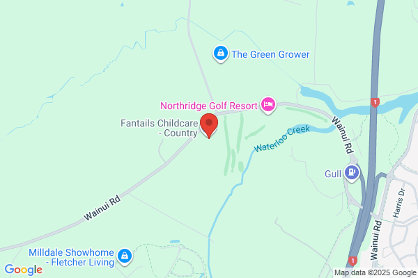 Map for Fantails Childcare - Country