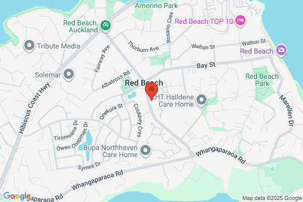 Map for Kingsway Pre-School - Red Beach