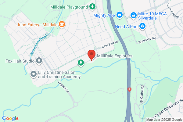 Map for Millidale Explorers