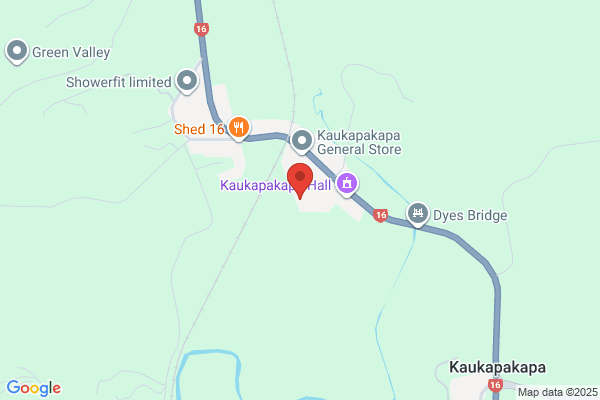 Map for Kereru Kids Kaukapakapa