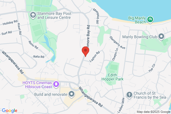 Map for Whangaparaoa Playcentre