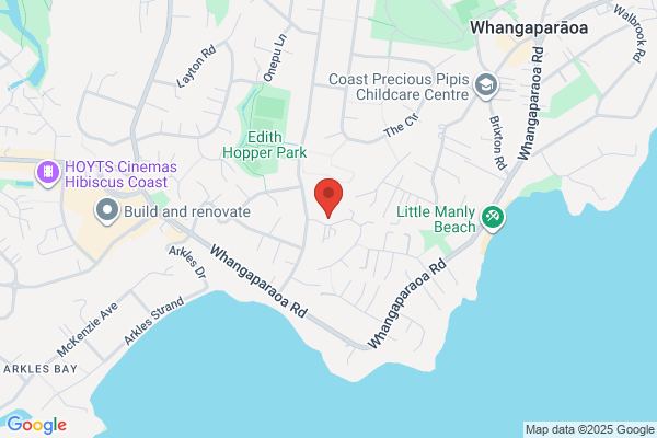 Map for Whangaparaoa Kindergarten