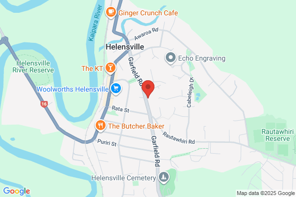 Map for Helensville Montessori