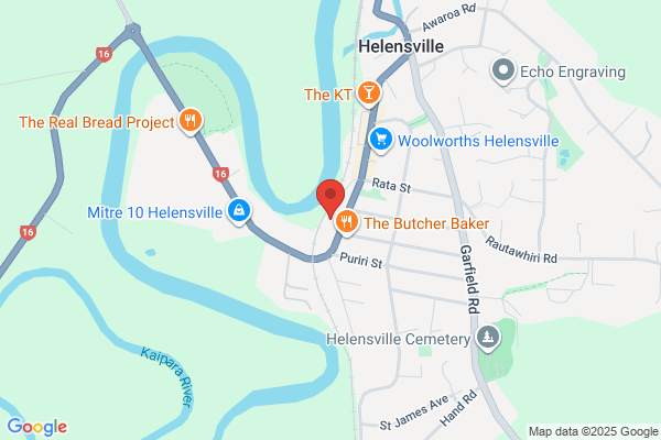 Map for Active Explorers Helensville