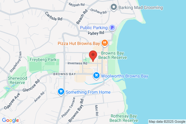 Map for East Coast Bays Community Creche