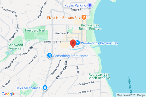 Map for Palms Educare (Browns Bay)