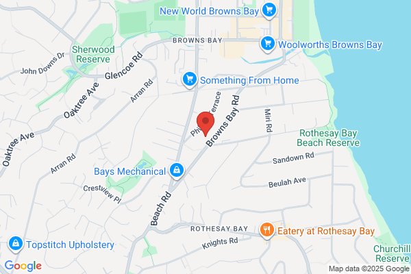 Map for Browns Bay Preschool