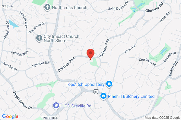 Map for Oaktree Kindergarten