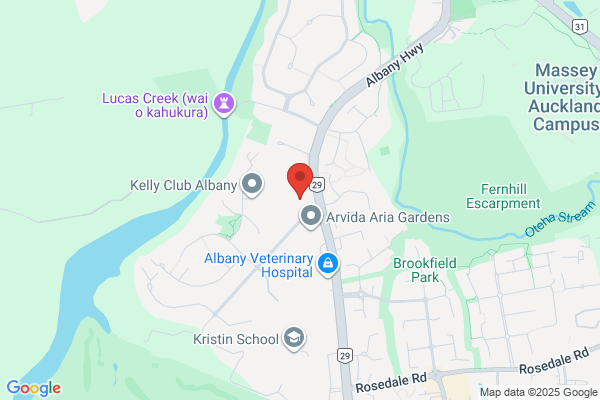 Map for Albany Kindergarten