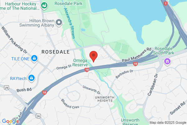 Map for Busy Bees Rosedale