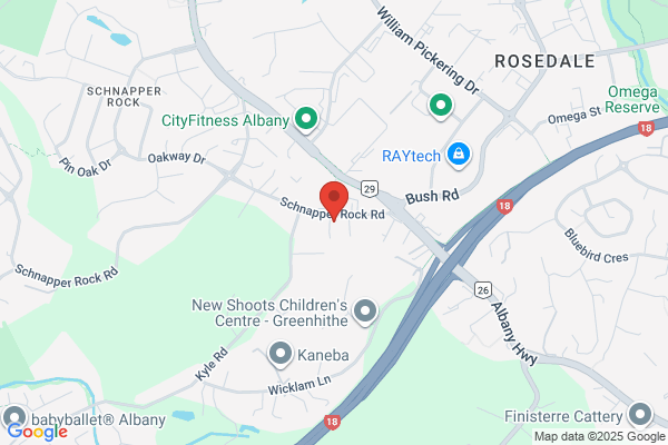 Map for Bear Park Albany