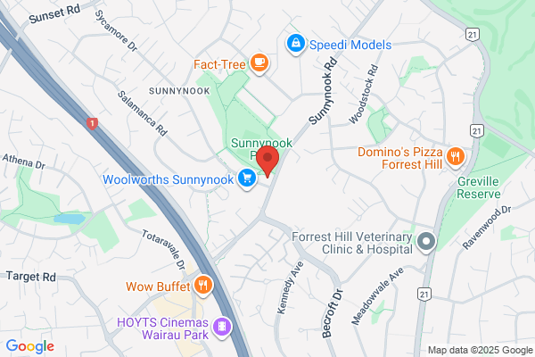 Map for Sunnynook Community Early Learning