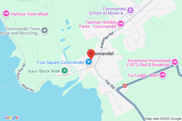 Map for Coromandel Community Preschool