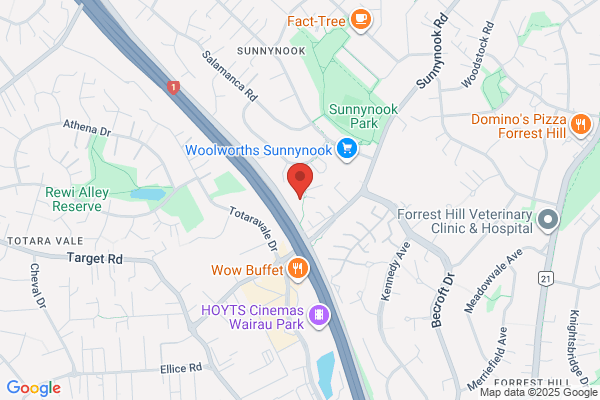 Map for Koru Montessori