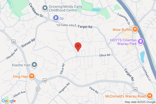 Map for Lollipops North Harbour Fantails