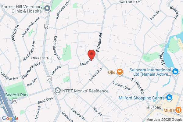 Map for Peekaboo Childcare Forrest Hill