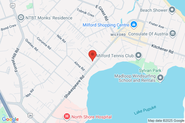 Map for Kindercare Learning Centres Milford P