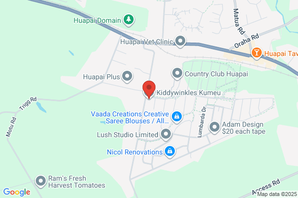 Map for Kiddy Winkles Huapai