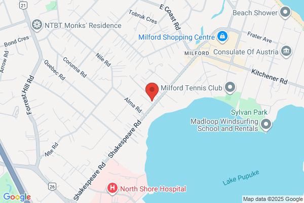 Map for Kindercare Learning Centres (Milford)