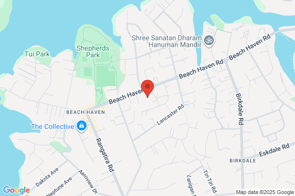 Map for Beach Haven Kindergarten