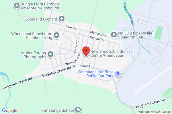 Map for New Shoots Children's Centre - Whenuapai