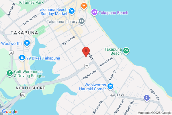 Map for Takapuna Kids Early Childhood Centre