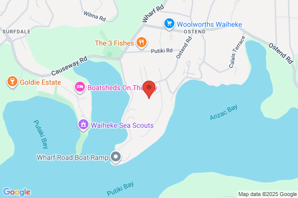 Map for Waiheke Island Playcentre