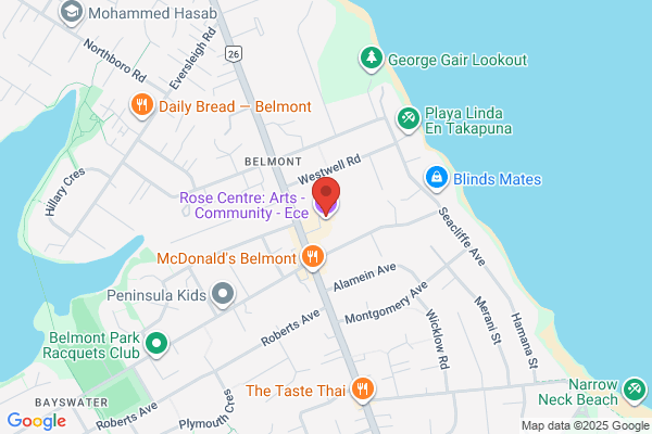 Map for The Rose Centre Community Pre-School