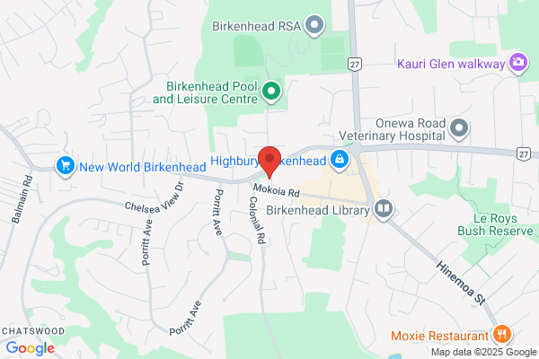 Map for Birkenhead Kindergarten