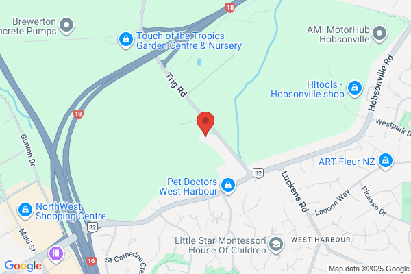 Map for Hobsonville Kindergarten