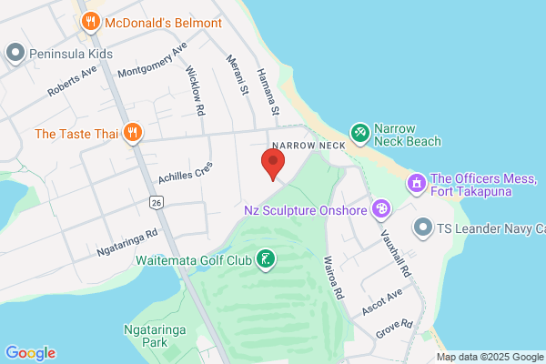 Map for Narrowneck Playcentre