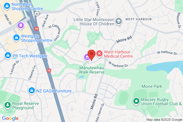 Map for West Harbour Playcentre