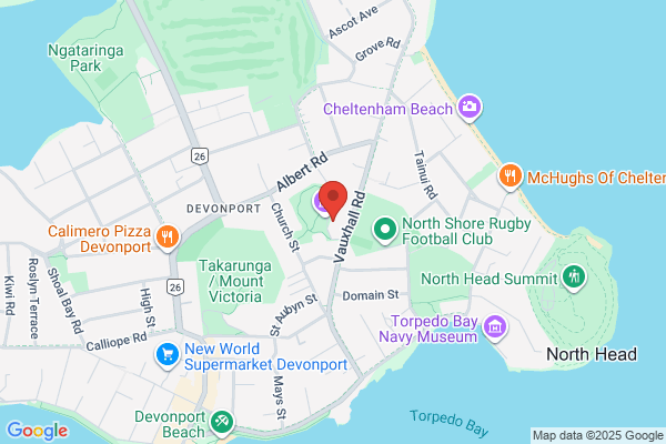 Map for Devonport Kindergarten